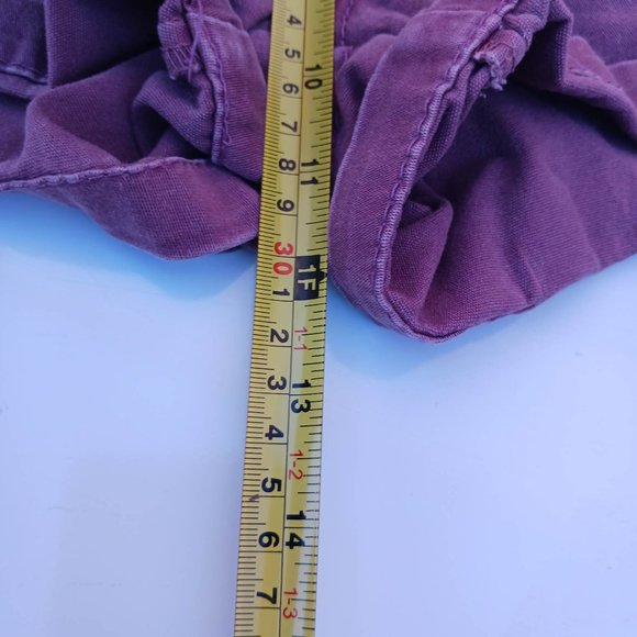 UNIONBAY Size 7 Red Women's Boot Cut Jeans Short - Picture 8 of 9